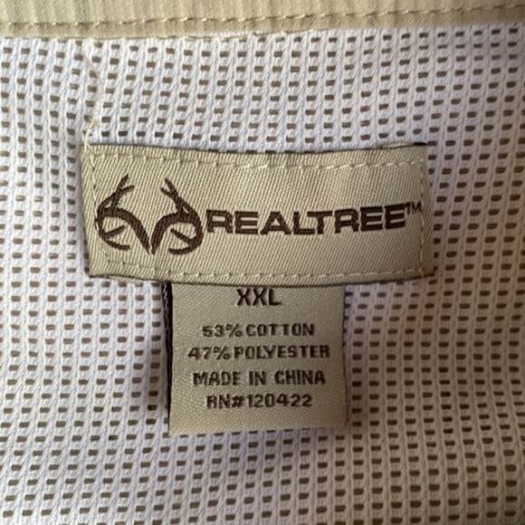 🏆HP Outdoor Style: Mens REALTREE Khaki Utility Jacket XXL - Picture 3 of 7